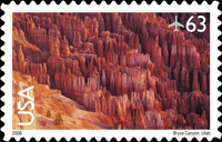 Bryce Canyon, Utah Stamp. Copyright USPS 2005.