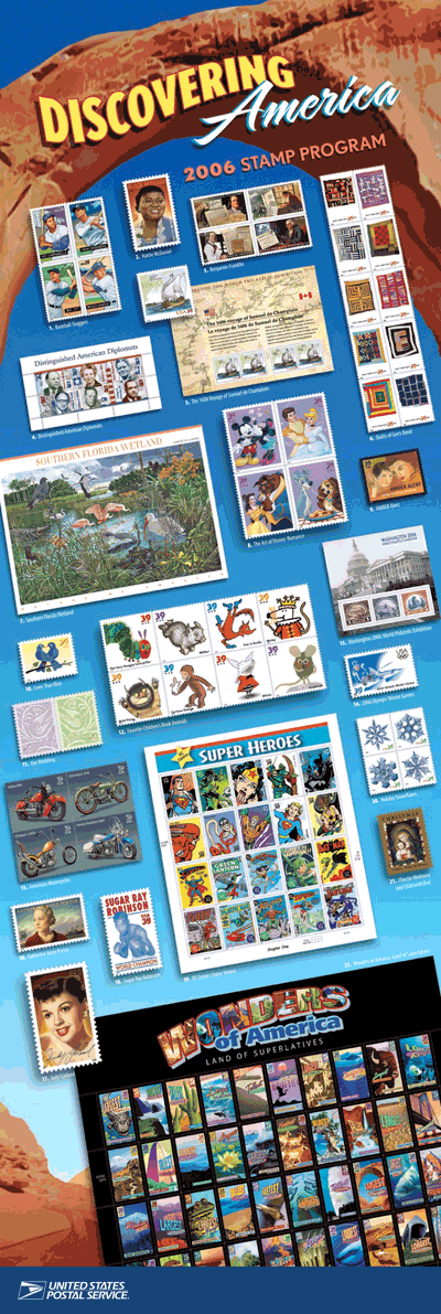 Discovering America 2006 Stamp Program Poster