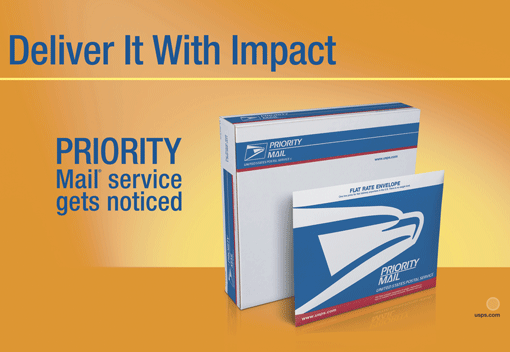 Deliver it With Impact Priority Mail service gets noticed