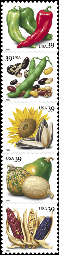 Crops of the Americas Stamps.