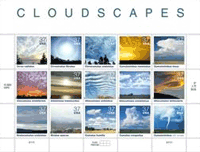 Cloudsscapes stamp poster