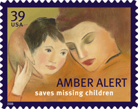 AMBER Alert Stamp.
