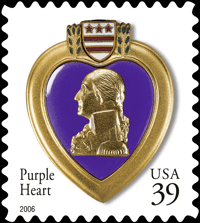 Purple Heart Definitive Stamp.