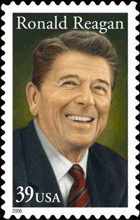 Ronald Reagan stamp.