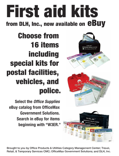 First aid kits from DLH, Inc., now available on eBuy.