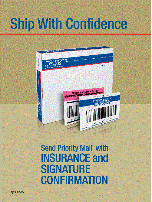 ship with confidence, send priority mail with insurance and signature confirmaiton at usps.com