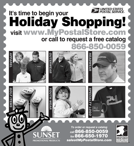 It's time to begin your Holiday Shopping! Visit www.MyPostalStore.com or call to request a free catalog 866-850-0059.