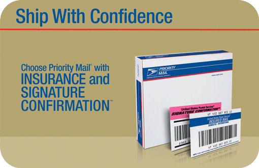 Ship With Confidence -Priority Mail