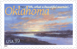 Oklahoma Statehood Stamp