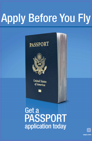 Apply Before you Fly - Passport Poster