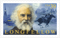 Henry Wadsworth Longfellow Stamp.