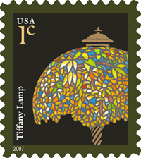 Tiffany Lamp Stamp.