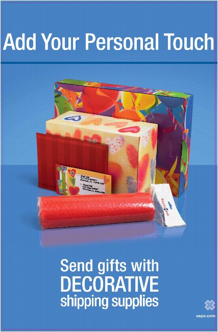 Add your peronsal touch. Send gifts with decorative shipping supplies.