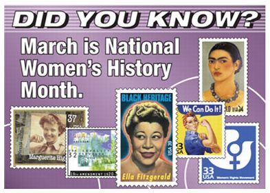 Did you know? March is National Women's History Month.