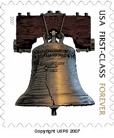Forever Stamp (Liberty Bell), Copyright USPS 2007
