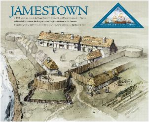 Settlement of Jamestown Double-sided Commemorative Sheet