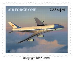 Air Force One (Priority Mail) Stamp