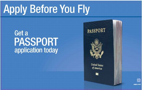 Passport  Application. Apply Before you Fly