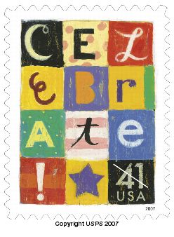 Celebrate! 41-cent Stamp.