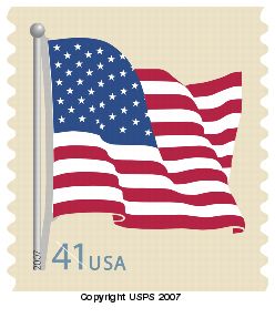 American Flag (2007) stamp