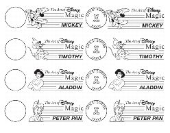 The Art of Disney: Magic Stamp Pictorial Postmark art