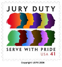 Jury Duty 41-cent stamp.