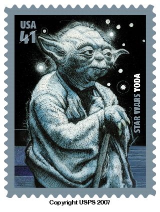 Yoda 41-cent stamp.