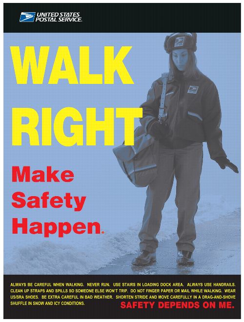 Walk Right Poster.