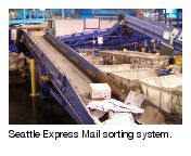 Seattle Express Mail sorting system.