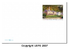 Mount Saint Mary's University Stamped Card