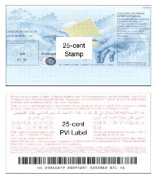 International Reply Coupon, Front and Back.