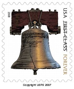 nondenominated First-Class Mail definitive Forever Stamp (Liberty Bell)