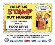 Help Us Stamp Out Hunger.