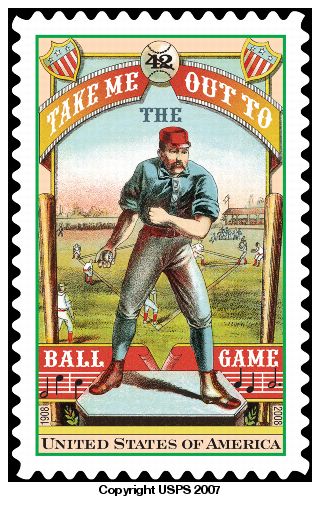 42-cent Take Me Out To The Ball Game stamp