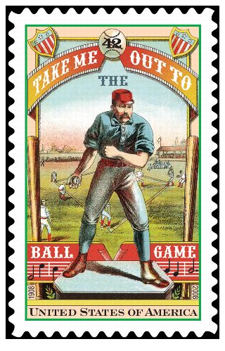 Take Me Out To The Ball Game 42-cent stamp.