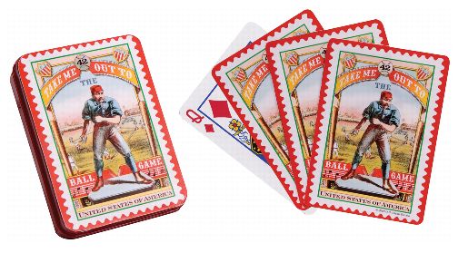 Take Me Out To The Ball Game Playing Cards.
