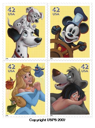 42-cent The Art of Disney: Imagination stamps