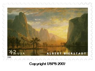42-cent Albert Bierstadt stamp