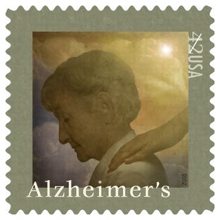 42-cent Alzheimer's stamp.