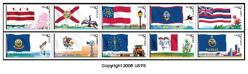 Flags of our Nation stamps