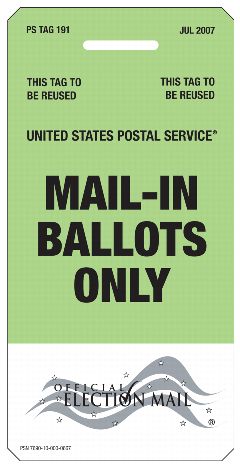 Tage 191, Domestic and International Mail-In Ballots