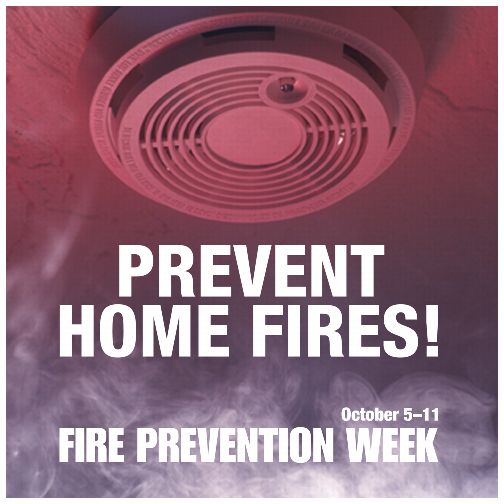 PB22242 Back Cover. Prevent Home Fires! October 5-11 Fire Prevention Week.