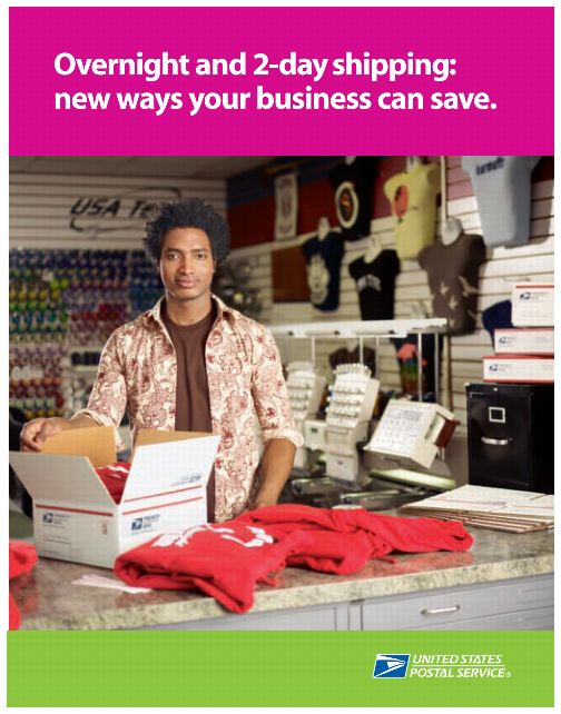 Business Connect - Overnight and 2-day shipping: new ways your business can save. United States Postal Service.