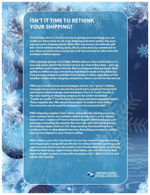 Isn't it time to rethink your shipping?