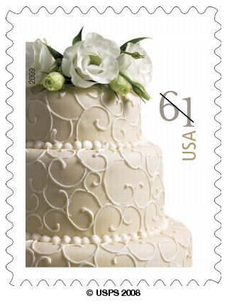 Wedding (Cake) 61-cent stamp