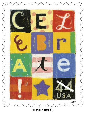 Celebrate! 44-cent stamp