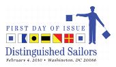 First Day of Issue Distinguished Sailors