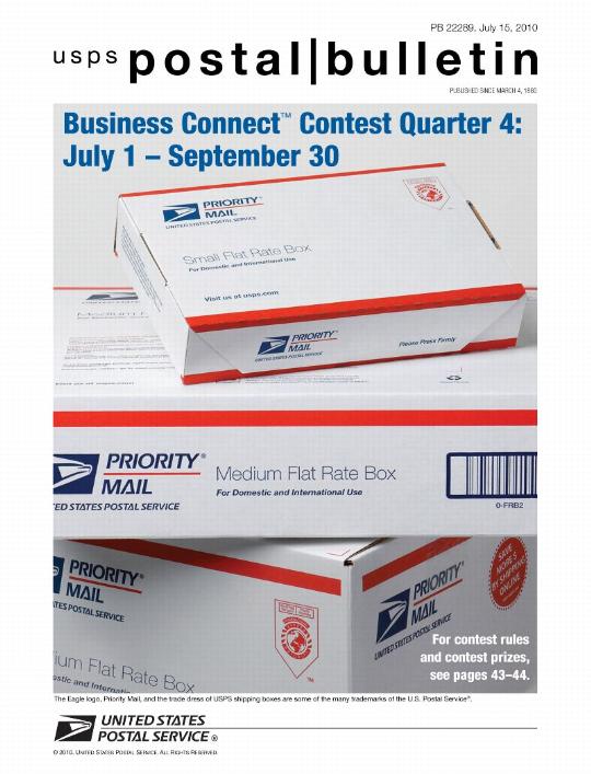 PB22289 Front Cover - Business Connect Contest Quarter 4: July 1 through September 30