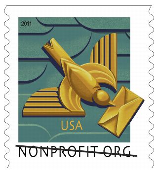 Stamp Announcement 11-06: Art Deco Bird