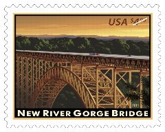 Stamp Announcement 11-17: New River Gorge Bridge (Priority Mail)
